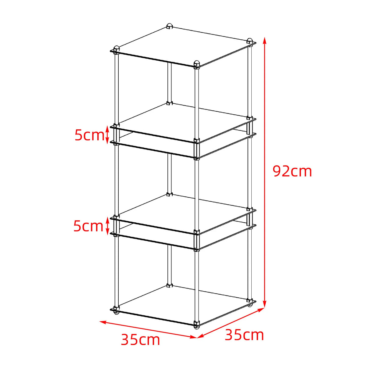 Grid™ Modular Freestanding Storage Rack