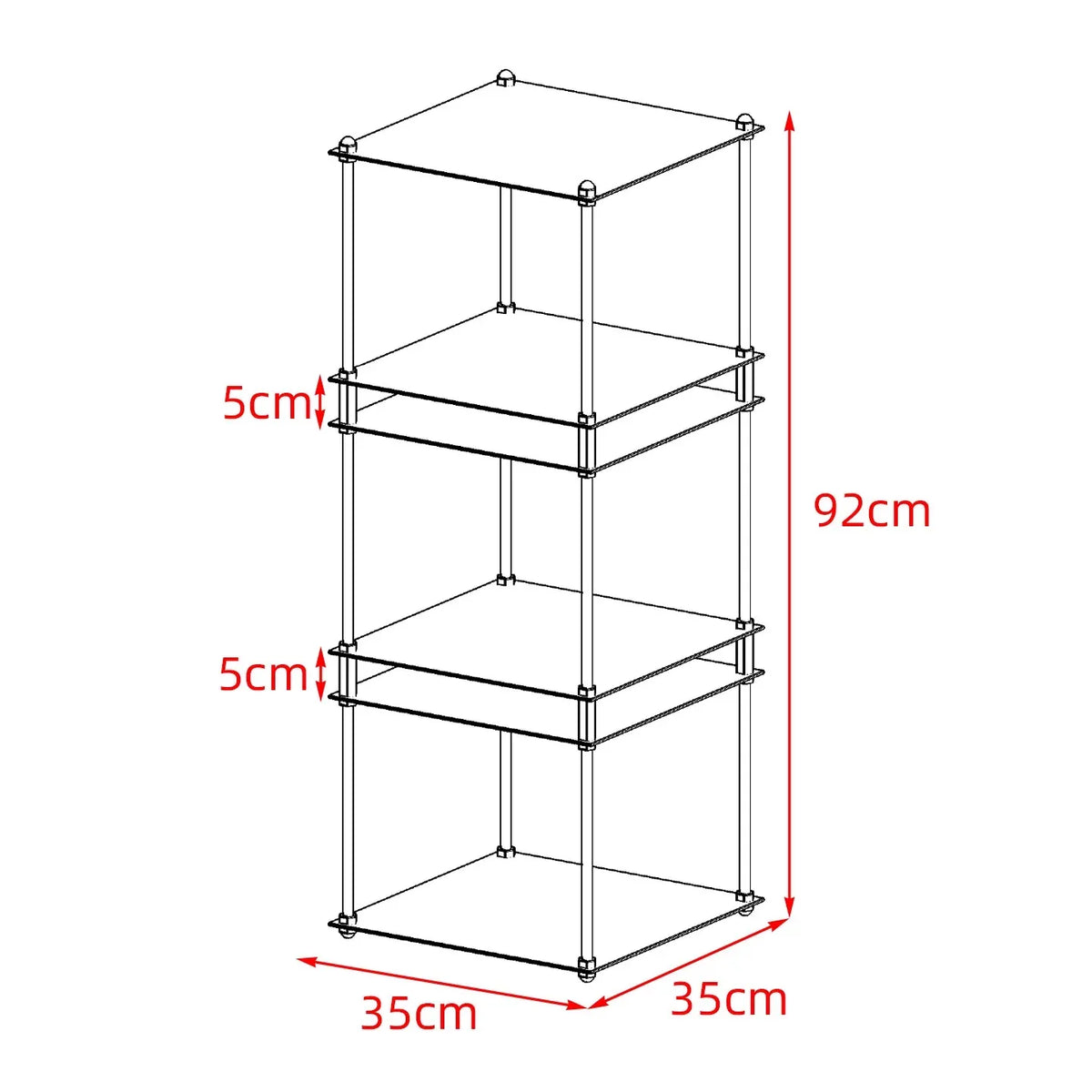 Axis™ Modular Side Table & Shelving System