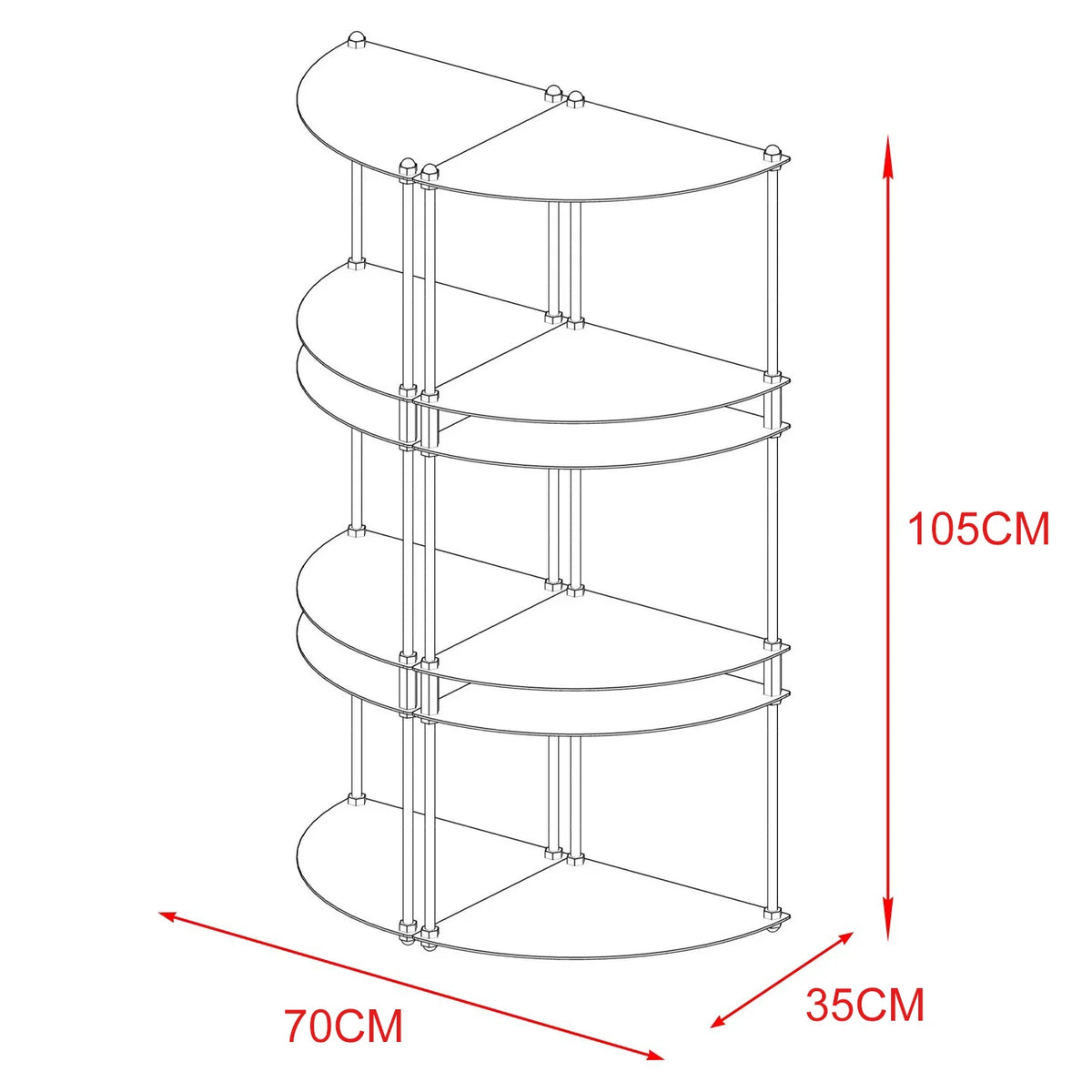 Axis™ Modular Side Table & Shelving System